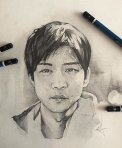 松下洸平の油絵