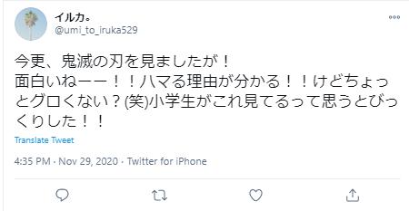 鬼滅の刃にハマっているに関するツイート3