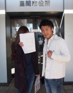 井上尚弥と妻1