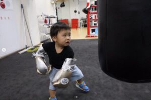 井上尚弥の長男、明波くん