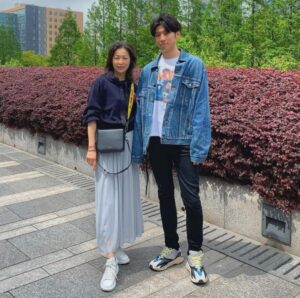 黄皓と母親