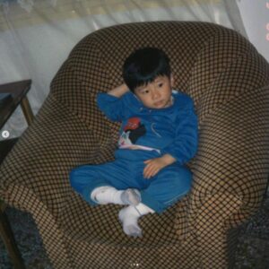 黄皓の幼少期の写真