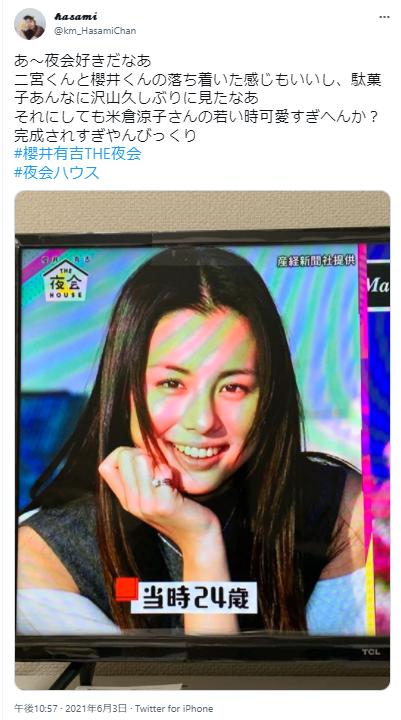 24歳の米倉涼子