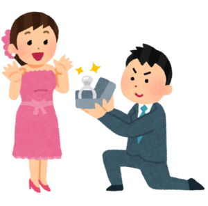 プロポーズのイラスト