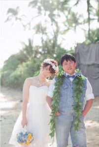 すぎちゃんと嫁の結婚式の写真