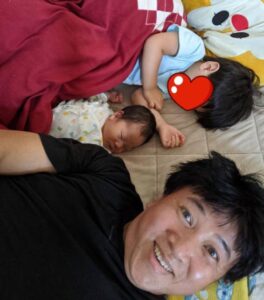 すぎちゃんと長男、次男