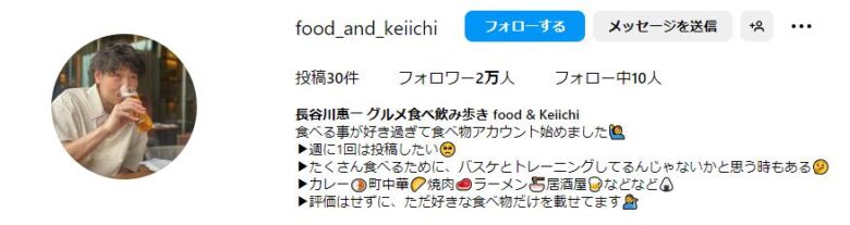 長谷川惠一のアカウント