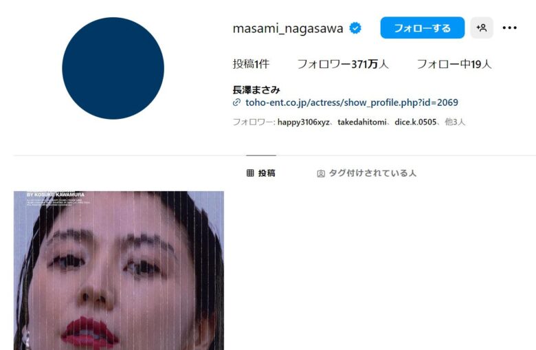 長澤まさみのインスタグラム