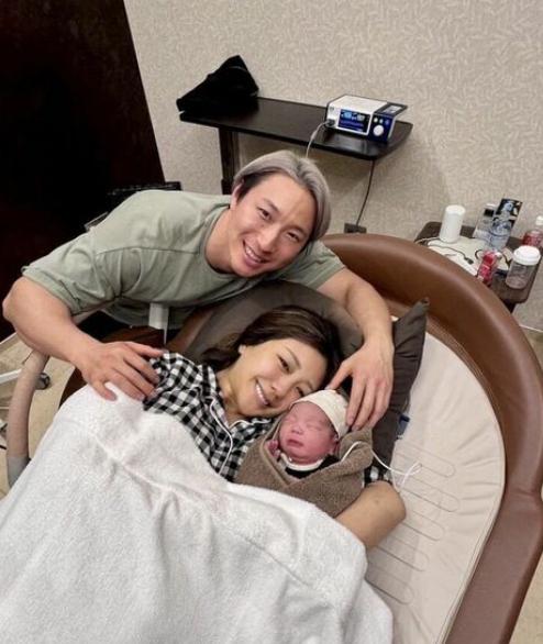 水田あゆみの出産写真