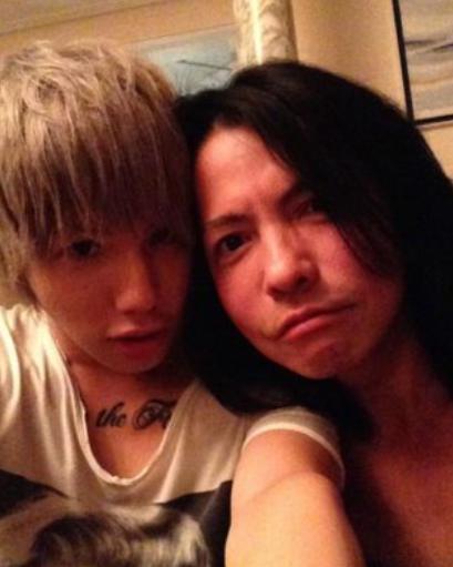 hydeの息子と噂の少年の写真