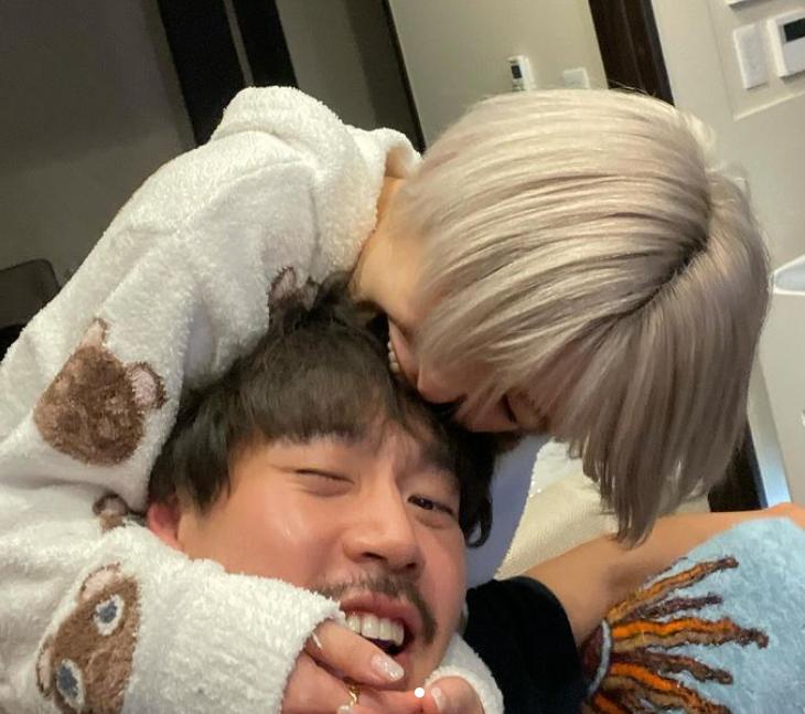 大内悠里と長谷川恵一のインスタ写真１