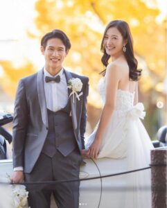 西山真央と中道理央也